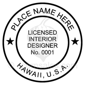 Hawaii Interior Designer Seal Setup