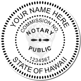 Hawaii Notary Embossing Seal Setup