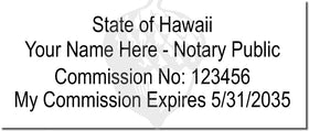 Hawaii Notary Stamp 1096 Setup
