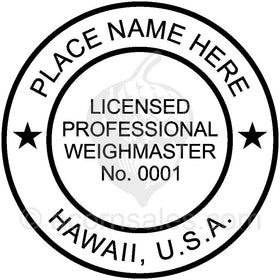 Hawaii Public Weighmaster Seal Setup