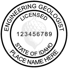 Idaho Engineering Geologist Seal Setup