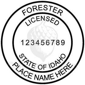 Idaho Professional Forester Seal Setup