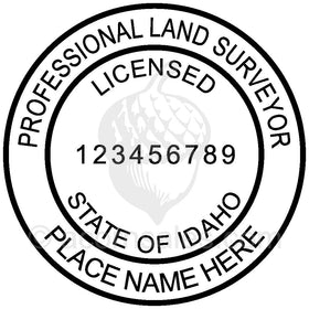 Idaho Land Surveyor Seal Setup