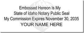 Idaho Notary Stamp 1010 Setup