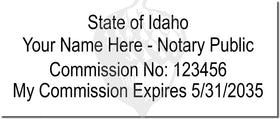 Idaho Notary Stamp 1096 Setup