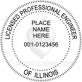 Illinois Professional Engineer Seal Setup
