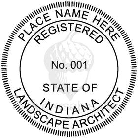 Indiana Landscape Architect Seal Setup