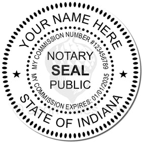 Indiana Notary Embossing Seal Setup