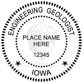 Iowa Engineering Geologist Seal Setup