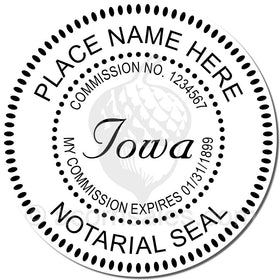 Iowa Notary Embossing Seal Setup