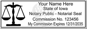 Iowa Notary Stamp 1091 Setup