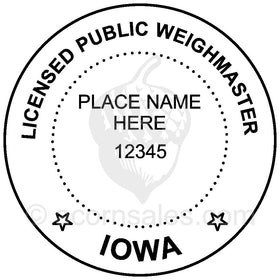 Iowa Public Weighmaster Seal Setup
