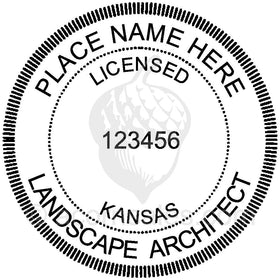 Kansas Landscape Architect Seal Setup