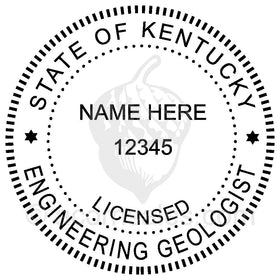 Kentucky Engineering Geologist Seal Setup