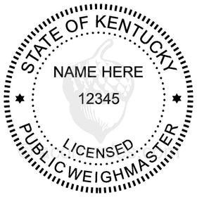 Kentucky Public Weighmaster Seal Setup