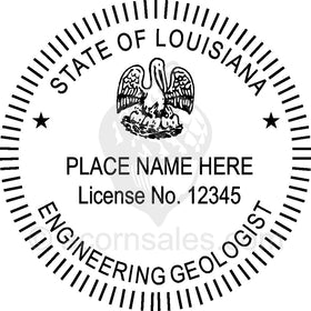 Louisiana Engineering Geologist Seal Setup