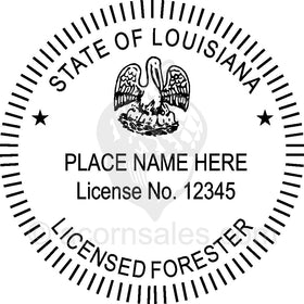 Louisiana Professional Forester Seal Setup
