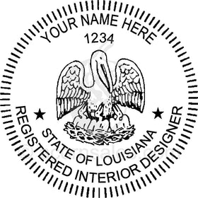Louisiana Interior Designer Seal Setup