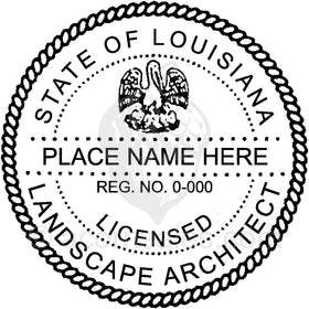 Louisiana Landscape Architect Seal Setup