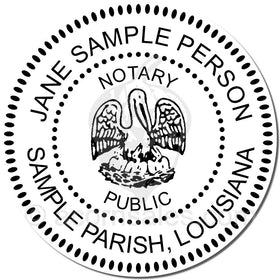 Louisiana Notary Embossing Seal Setup