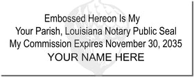 Louisiana Notary Stamp 1010 Setup