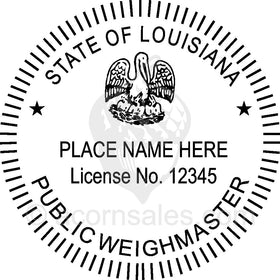 Louisiana Public Weighmaster Seal Setup
