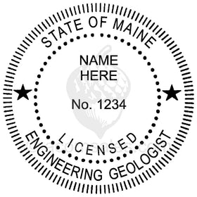 Maine Engineering Geologist Seal Setup
