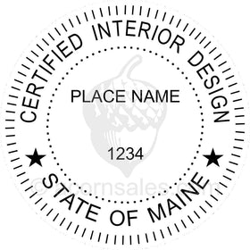 Maine Interior Designer Seal Setup