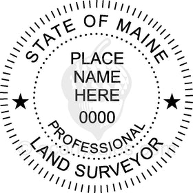 Maine Land Surveyor Seal Setup