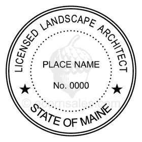 Maine Landscape Architect Seal Setup