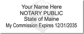 Maine Notary Stamp 1092 Setup