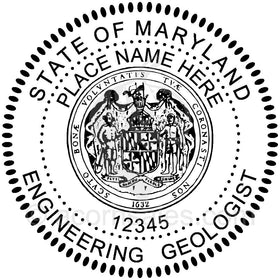 Maryland Engineering Geologist Seal Setup
