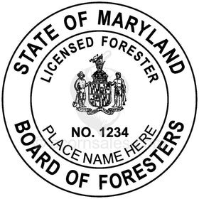 Maryland Professional Forester Seal Setup