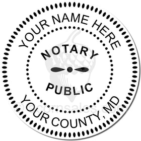 Maryland Notary Embossing Seal Setup