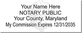 Maryland Notary Stamp 1092 Setup