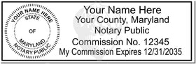 Maryland Notary Stamp 1097 Setup