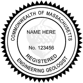 Massachusetts Engineering Geologist Seal Setup