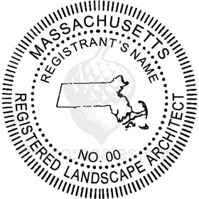 Massachusetts Landscape Architect Seal Setup