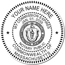 Massachusetts Notary Embossing Seal Setup