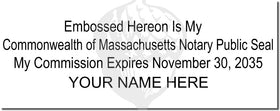 Massachusetts Notary Stamp 1010 Setup