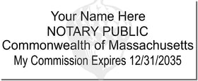 Massachusetts Notary Stamp 1092 Setup