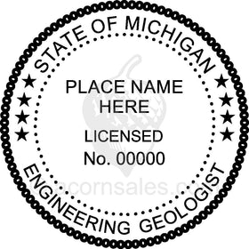 Michigan Engineering Geologist Seal Setup