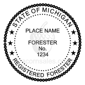 Michigan Professional Forester Seal Setup