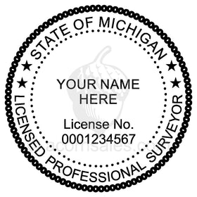 Michigan Land Surveyor Seal Setup