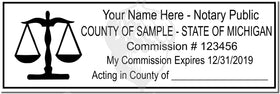 Michigan Notary Stamp 1091 Setup