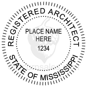 Mississippi Architect Seal Setup