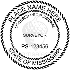 Mississippi Land Surveyor Seal Setup