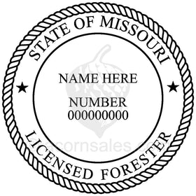 Missouri Professional Forester Seal Setup