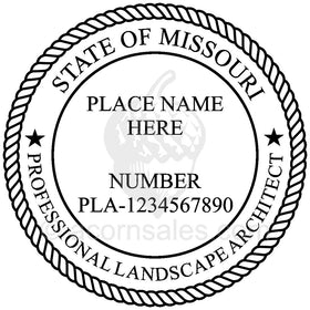 Missouri Landscape Architect Seal Setup