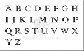 Colonna Monogram Font